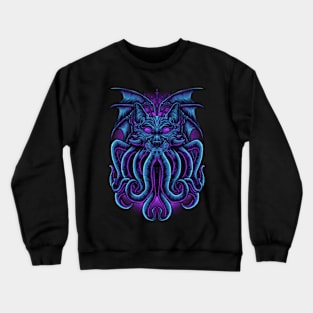 Cathulhu - The Horor Monster Crewneck Sweatshirt